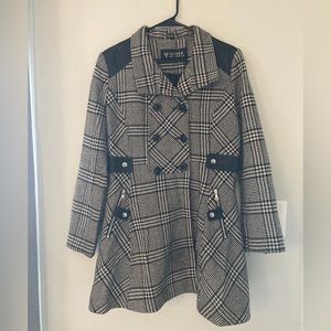 Black & White Dress Coat